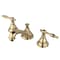 Kingston Brass KS5562NL 8" Widespread Bathroom Faucet, Polished Brass KS5562NL - alternate 1